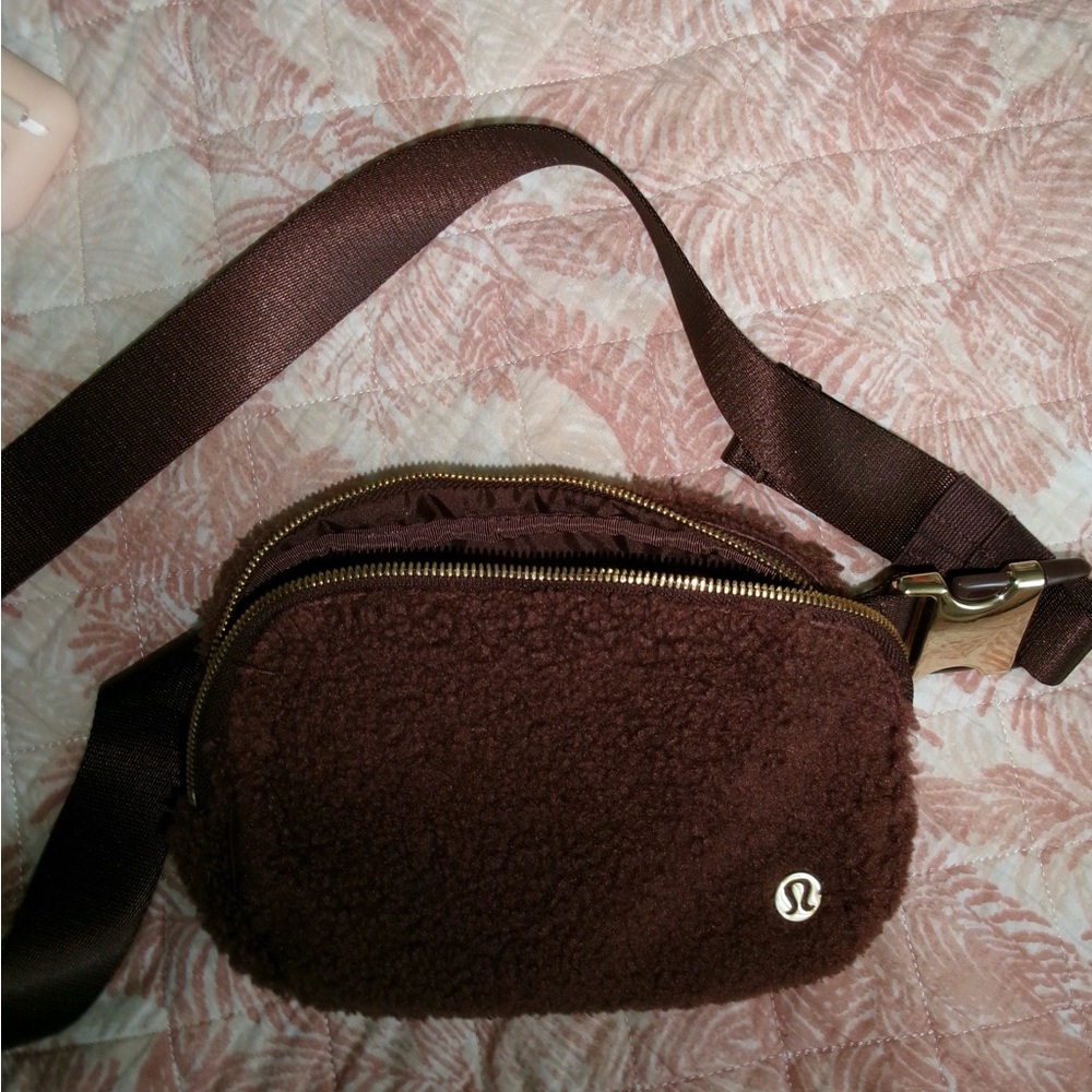 Lululemon Chocolate Brown Crossbody Bag
